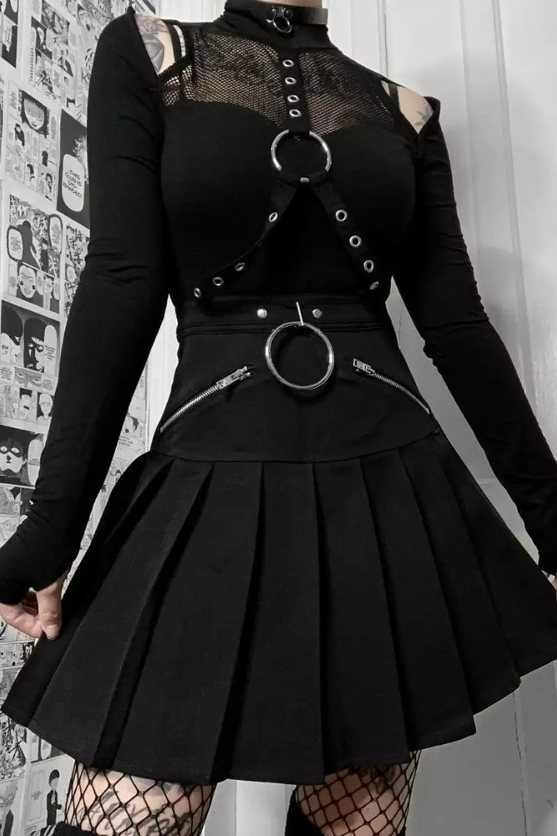 No Lip Pleated Skirt 4 No Lip Pleated Skirt - Image 2