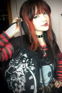 Alice In Wonderland Clock Bag [Multiple Styles Available] -Creepsville Horror Shop Creepy Gpth Purse