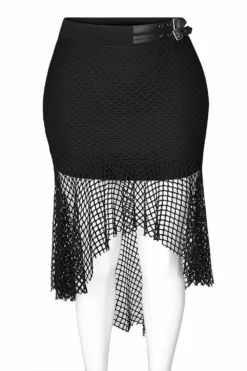 Grave Girl Fishnet Skirt -Creepsville Horror Shop DQ 515 5