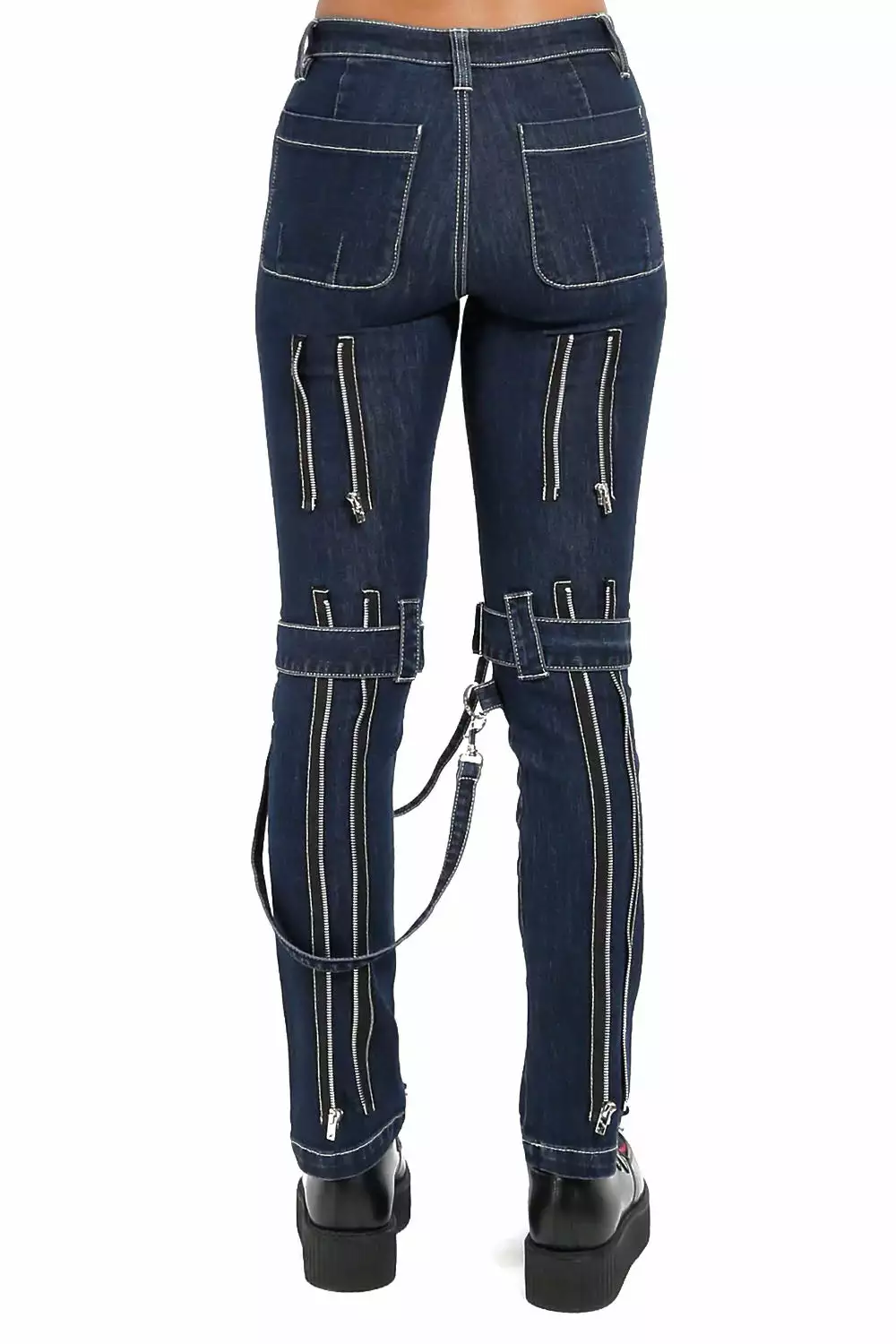 Tripp NYC Denim Bondage Pants 9 Tripp NYC Denim Bondage Pants - Image 7