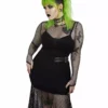 Grave Girl Fishnet Skirt 2 Grave Girl Fishnet Skirt -Creepsville Horror Shop DSC08761