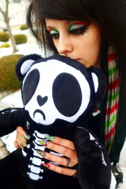 Grumpy Bones Bear -Creepsville Horror Shop Dead Teddy Bear