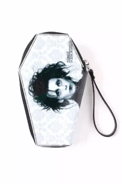 Edward Scissorhands Fleur De Lis Coffin Wallet -Creepsville Horror Shop ED