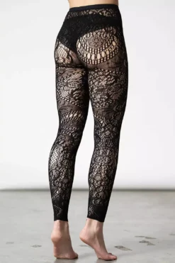 Empyrean Lace Leggings -Creepsville Horror Shop EMPERYEAN LACE LEGGINGS W E x1600copy