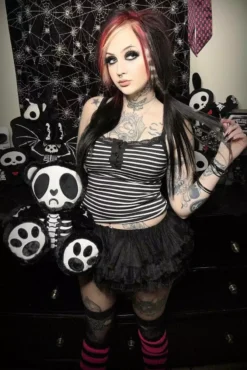 Grumpy Bones Bear -Creepsville Horror Shop Em Bear