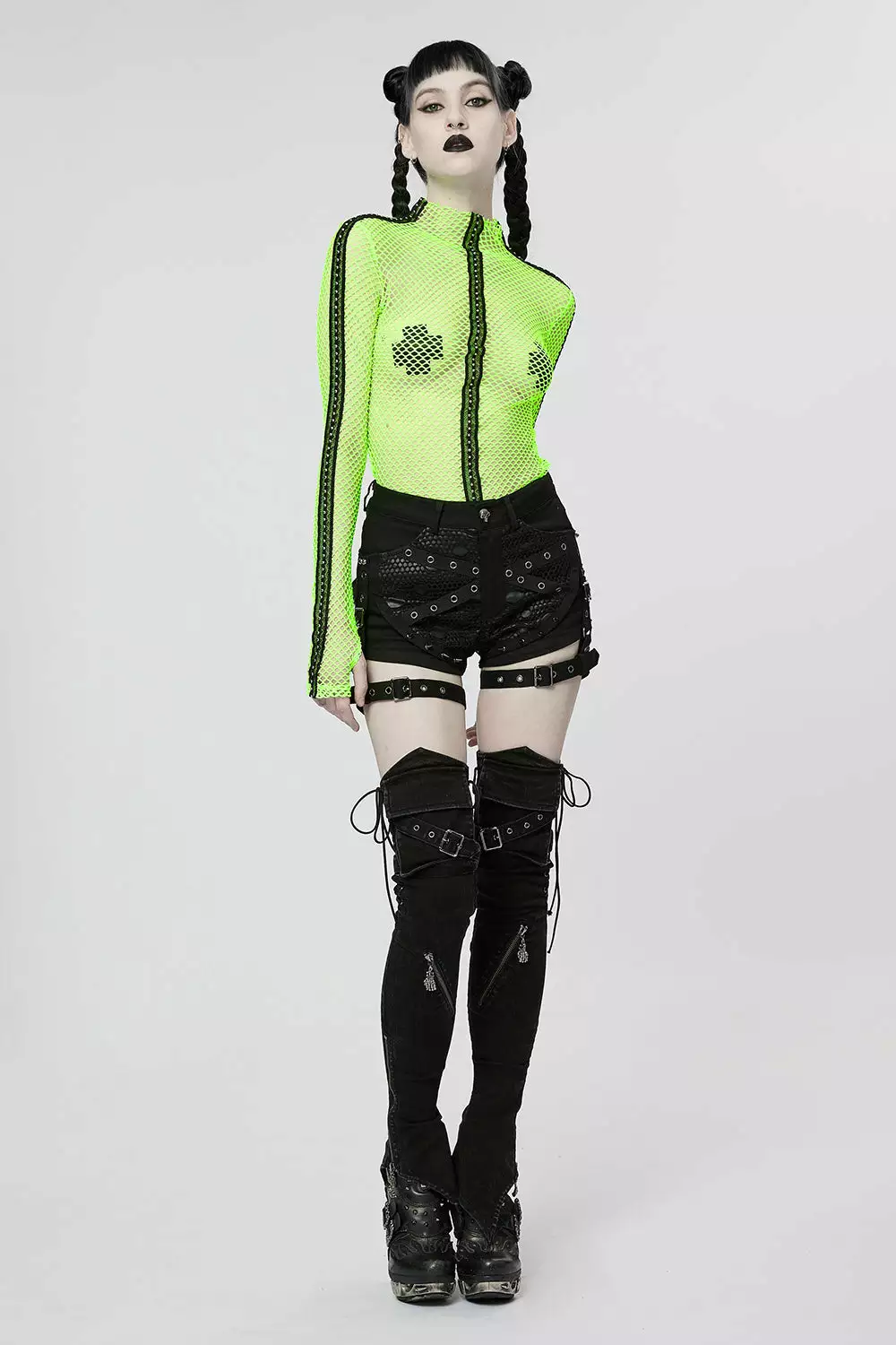 High-Waisted Garter Shorts 4 High-Waisted Garter Shorts - Image 2