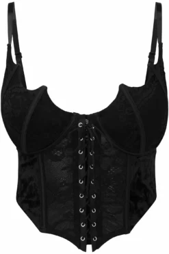 Fang Lace Bustier -Creepsville Horror Shop FANG BUSTIER