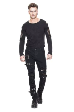 Black Death Pants -Creepsville Horror Shop FF7A3638
