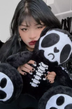 Grumpy Bones Bear -Creepsville Horror Shop Goth Gift For Her