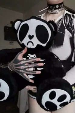 Grumpy Bones Bear -Creepsville Horror Shop Goth Teddy Bear e9172d0b 92a9 45dc 8be7 e05377343953