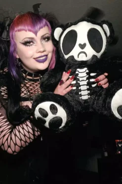 Grumpy Bones Bear -Creepsville Horror Shop Gothic Aesthetic inspiration