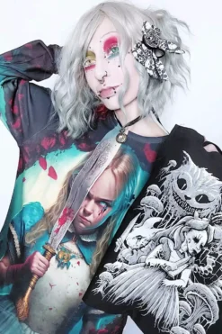 Alice In Murderland Bag [Multiple Styles Available] -Creepsville Horror Shop Gothic Shopping Bag