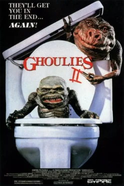 TRICK OR TREAT STUDIOS Ghoulies II: Fish Ghoulie Movie Prop -Creepsville Horror Shop Gremlins Poster