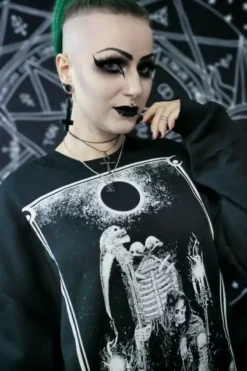 Grim Reaper's Revenge Sweatshirt -Creepsville Horror Shop Grim Reaper Sweatshirt