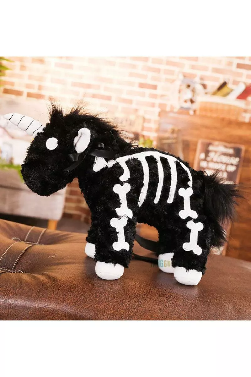 Black Unicorn Skeleton Purse 5 Black Unicorn Skeleton Purse - Image 3