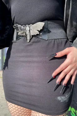 Death Moth Mini Skirt -Creepsville Horror Shop IMG 6528