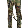 Tripp Bondage Pants [Green CAMO] -Creepsville Horror Shop IS267MP CAMO F