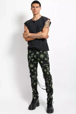 Tripp NYC Bondage Pants [Grass] -Creepsville Horror Shop IS267MP GRASS FULL GUY 1000x a42fe184 dc11 4a1d 932d 162533d3b41a