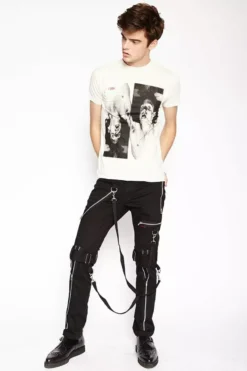 Tripp Strap Zipper Bondage Pants [Black] -Creepsville Horror Shop IS267M BLK FL 1622x 0fff1cec 5d55 4157 b0eb d1f330efa780