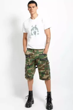 Tripp NYC Punk Shorts [Green Camo] -Creepsville Horror Shop IS3095P GREENCAMO FULL GUY 1000x ae6fad4c 99aa 45ec 929b a9a393ddd2cb