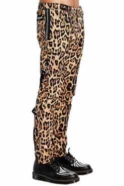 Tripp Chaos Bondage Pants [Leopard] -Creepsville Horror Shop IS6037P NATLEO S