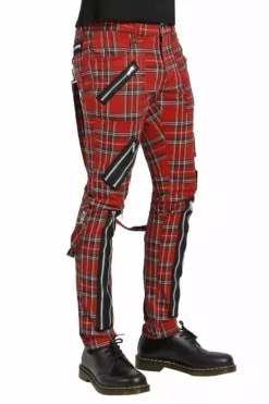 Tripp Mens Punk Bondage Pants [Red Plaid] -Creepsville Horror Shop IS674MP REDPLD S 1622x 77b015de 3080 47b7 b9d3 6580ef84f510