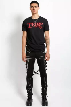 Tripp NYC Punk Parade Pants [Black/White] -Creepsville Horror Shop IS7120M BLKWHT FULL 1000x 2c46d784 70ce 4e71 ada1 fa92bb7900f2