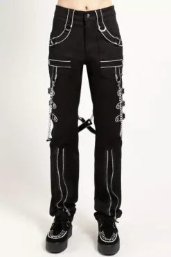 Tripp NYC Punk Parade Pants [Black/White] -Creepsville Horror Shop IS7120 BLKWHT F 1000x a224241d c8f3 4e66 a619 42143d2a1616