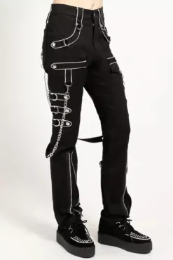 Tripp NYC Punk Parade Pants [Black/White] -Creepsville Horror Shop IS7120 BLKWHT S 1000x ea347eee 3ed8 4fd7 9c77 061097f7da62