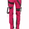 Tripp Studded Bondage Pants [Pink] -Creepsville Horror Shop IS7329M PINK F 1000x e2fdfc33 ff0d 49a9 b2bd e714f2753c6c