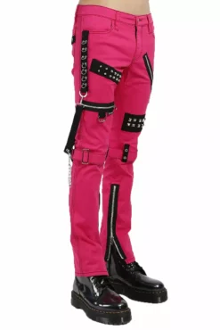 Tripp Studded Bondage Pants [Pink] -Creepsville Horror Shop IS7329M PINK S 1000x 3ca913c6 ba11 45de be59 b9567d5ebac7