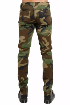 Tripp Rocker Jeans [Green Camo] -Creepsville Horror Shop IS7374P CAMO B