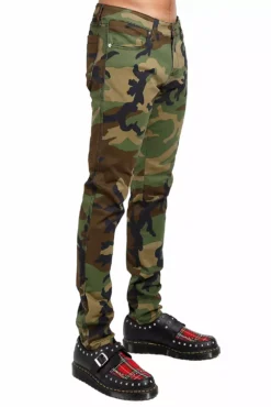 Tripp Rocker Jeans [Green Camo] -Creepsville Horror Shop IS7374P CAMO S