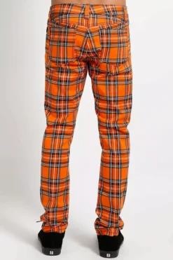 Tripp NYC Rocker Jeans [Orange Plaid] -Creepsville Horror Shop IS7374P ORGPLD B 1000x 1f7df88d 18a2 47ff 9da8 3ae03d707cc1