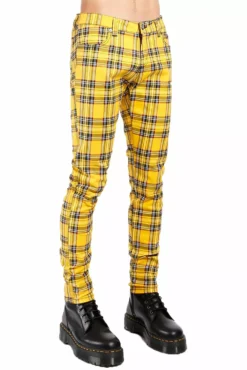 Tripp Rocker Pants [Yellow Plaid] -Creepsville Horror Shop IS7374P YELLOWPLD S 1000x 1241c7bc c555 40e9 b3c5 3770abeb8c9e