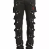 Tripp NYC Matrix Pants -Creepsville Horror Shop IS7622M BLK F