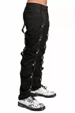 Tripp Harness Pants [Black] -Creepsville Horror Shop IS7622M BLK S a9182ed3 b7a7 4a57 a4b5 464c41da6110