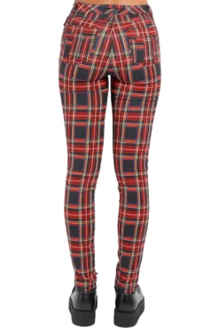 Tripp NYC High Waist T-Back Jean [Black Plaid] -Creepsville Horror Shop IS9260P BLKPLD B 1000x 6c558c1f 1d74 4b70 8877 1b0251aa4d03