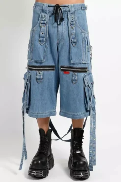 Tripp NYC Denim X Strap Pants [Light Blue] -Creepsville Horror Shop JM7114M LIGHTWASH FSHORT 1000x eb8e4788 f83e 442d a9ff 5fc684890107