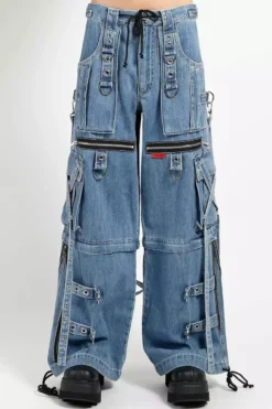 Tripp NYC Denim X Strap Pants [Light Blue] -Creepsville Horror Shop JM7144 LIGHTINDIGO F 1000x f5659cea c833 44a4 b467 dcd53d4acc17