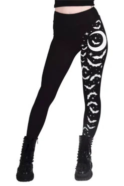 Bats And Stars High Waist Leggings -Creepsville Horror Shop JWPTL STBAT 02 1100x 640aa13c 4558 4bf5 9faa 0d459bab2208