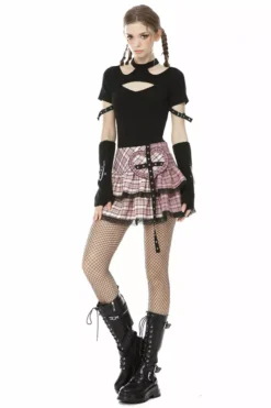 Sweet Spooks Mini Skirt 17 Sweet Spooks Mini Skirt -Creepsville Horror Shop KW189 102