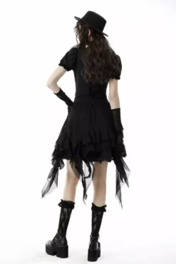 Dearly Departed Layered Skirt -Creepsville Horror Shop KW218 109 1024x1024 2xcopy