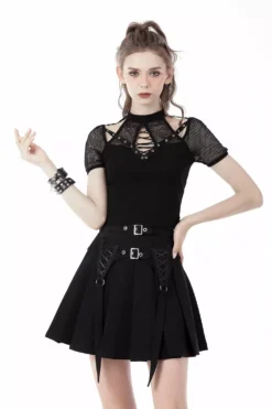 Corset Pleated Skirt -Creepsville Horror Shop KW234 104 1024x1024 2xcopy