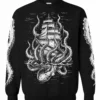 Release The Kraken Sweatshirt [Tentacle Sleeves] -Creepsville Horror Shop KrakenSweater
