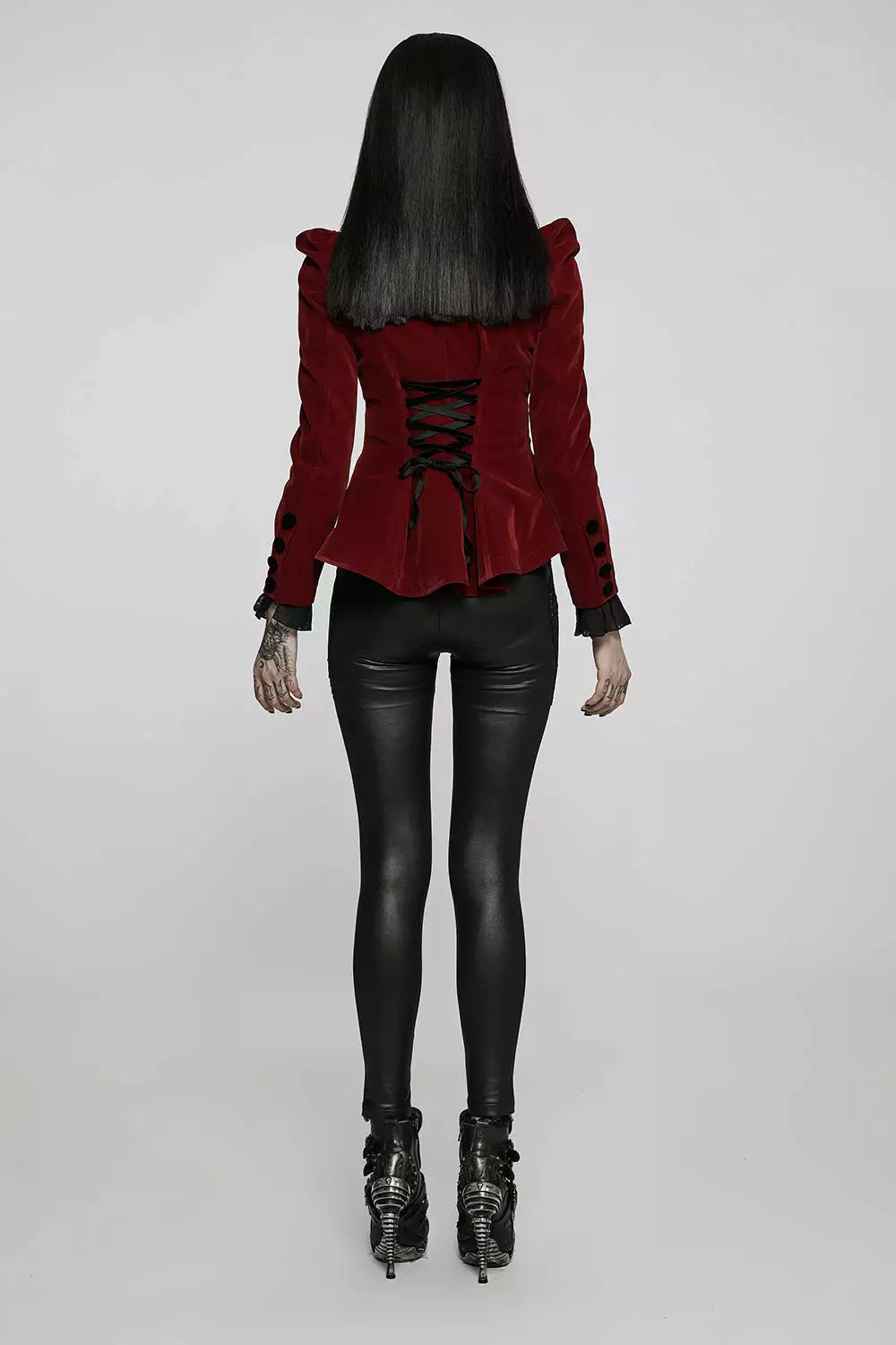 Liquid Lace Wet Look Leggings 5 Liquid Lace Wet Look Leggings - Image 3