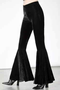 Marisol Velvet Bell Bottoms -Creepsville Horror Shop MARISOL VELVET BELL BOTTOMS W D x1600copy