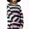 Pastel Punk Knit Sweater 1 Pastel Punk Knit Sweater -Creepsville Horror Shop PASEL PUNK KNIT SWEATER W 1 x1600copy