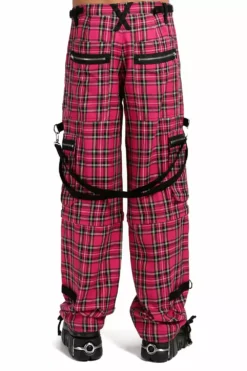 Tripp NYC Strap To Strap Pants [PINK PLAID] -Creepsville Horror Shop PL7272M PINKPLD B 1000x 8ca8cc27 ce30 49fe a205 dfcff14c1c66