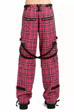 Tripp NYC Strap To Strap Pants [PINK PLAID] -Creepsville Horror Shop PL7272 PINKPLD B 1000x de11ecd4 e58b 47de aa60 8392453d88bd